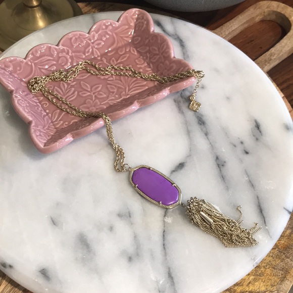 Kendra Scott Purple Rayne Neckless - Picture 5 of 11